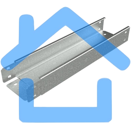 Лоток листовой неперфорированный 100х50 L3000 сталь 0.7мм LN50х100х0.7 