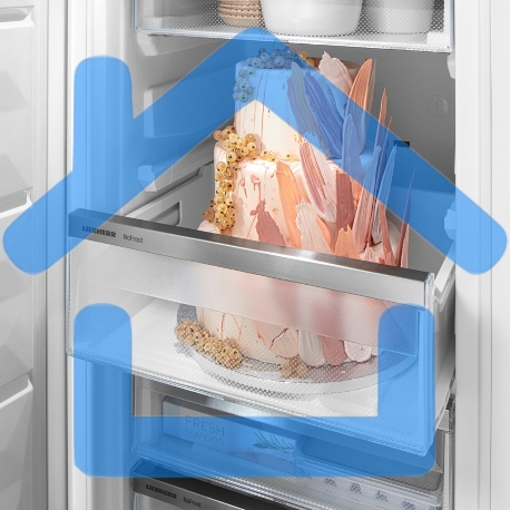 Холодильник Liebherr XRFsd 5230-22 001 двухкамерный 398/320л морозилка слева, No Frost, Side by Side (комбинация SFNsdd 5237-22 001 + SRsdd 5230-22 001)