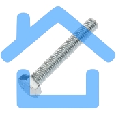 Болт шестигранный KRANZ DIN 933, 6х40, упаковка поставщика ( 24 кг. / 2 500 шт.)