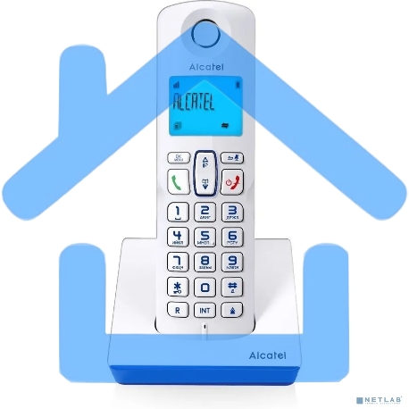 Радиотелефон ALCATEL S230 RU белый-1