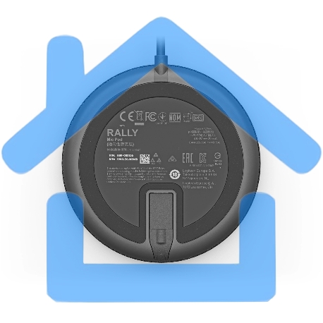 Микрофон Logitech Microphone for Rally Ultra-HD ConferenceCamMic Pod черный-5