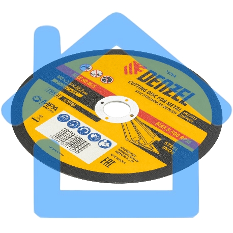 Круг отрезной по металлу, 180 х 2,5 х 22,2 мм, A30TBF Denzel-3