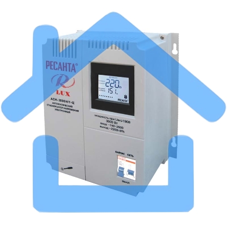 Стабилизатор напряжения Ресанта АСН-3000Н/1-Ц Lux