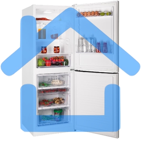 Холодильник Nordfrost NRB 151 W белый двухкамерный 170/115 л морозилка снизу, ручная разморозка-2