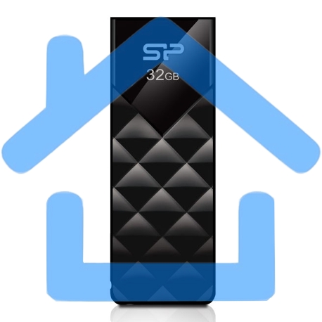 Флешка USB 32Gb Ultima U03 SP032Gb,UF2U03V1K USB 2.0 черный-1