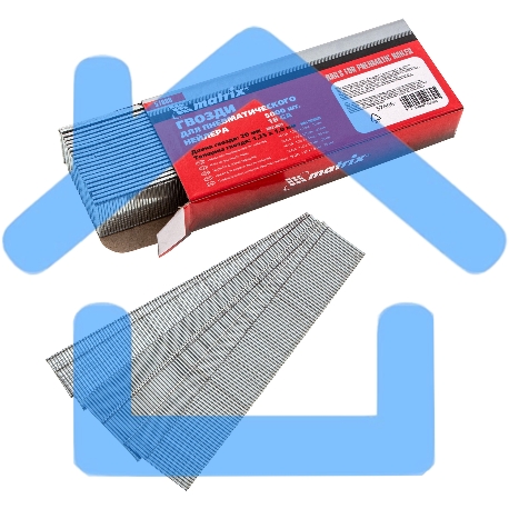 Гвозди Matrix для пнев. нейлера, 20мм х 1,25мм х 1мм, 5000 шт. 57606-2