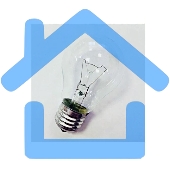 Лампа накаливания Б 230-25Вт E27 230В (100) КЭЛЗ8101101