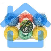 Набор шпагатов полипропиленовых Сибртех 93884 6 шт., 1200 текс, 2 мм, L 60 м, MIX цветов, Россия