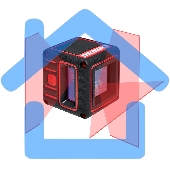Лазерный уровень ADA Cube 3D Basic Edition 1.5А 65х65х65мм до 20м