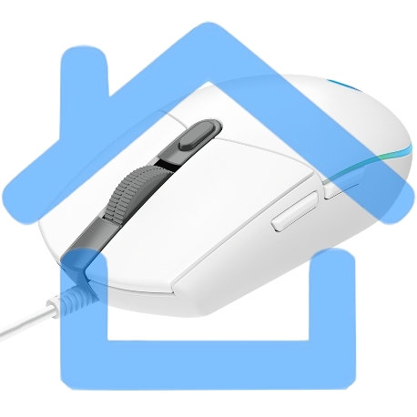 Мышь проводная Logitech G102 LIGHTSYNC белый, 8000 dpi, USB, кнопки - 6-7