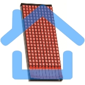 Маркер для кабеля 1.5-2.5мм символ 