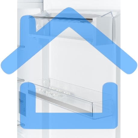 Встраиваемый холодильник Kuppersberg NBM 17863, Габариты(ВхШхГ):178.5x54x54,5; Перенавешиваемые двери, Класс энергопотребления А++ (222 кВт/ч), No-frost, 182л/59л, Уровень шума: 41 Дб-2