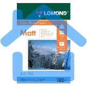 Фотобумага Lomond 0102068 A5/180г/м2/50л./белый матовое для струйной печати