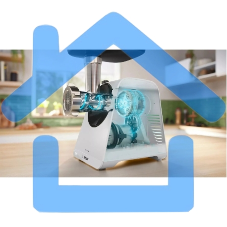 Мясорубка Bosch MFWS420W, 1900W, белый-8