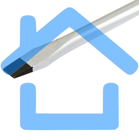 Отвертка Matrix Fusion, SL8,0 х 200 мм, CrV, 3-х компонентная рукоятка 