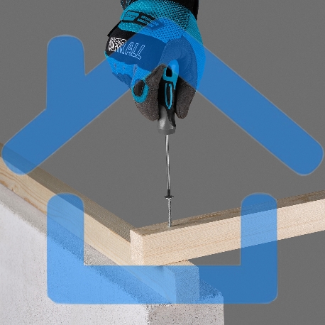 Отвертка GROSS 12131 PH0 x 75 мм S2, трехкомпонентная рукоятка-1