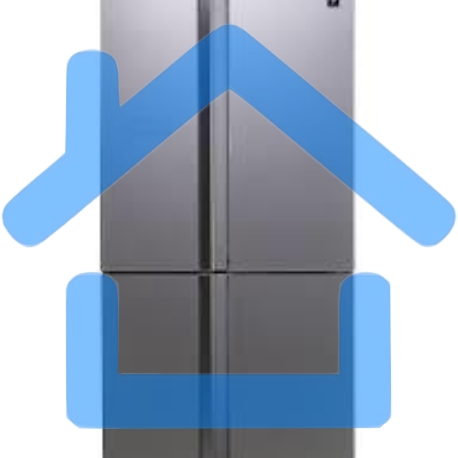 Холодильник Sharp SJ-FS97VSL серебристый трехкамерный 393/207 л морозилка снизу-6