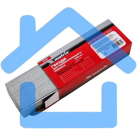 Гвозди Matrix для пнев. нейлера, 30мм х 1,25мм х 1мм, 5000 шт. 57610-3