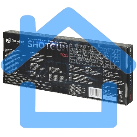 Клавиатура Oklick 969G SHOTGUN проводная, USB, черный-3