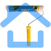 Валик Сибртех Лаки, 250 мм, ворс 5 мм, D - 36 мм, D ручки - 6 мм, велюр 80243