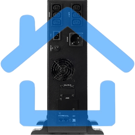 Источник бесперебойного питания SMARTWATT UPS DATA 3kVA Line-interactive SIN 3000VA/2400W (Euro x1, IEC C13 x6, USB, RJ11/RJ45 protection, SNMP, LCD-7