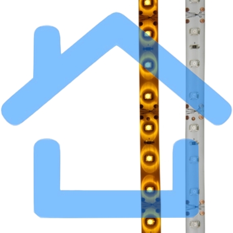 Лента светодиодная силикон, 8 мм, IP65, SMD 2835, 60 LED/m, 12 V, цвет свечения желтый-1