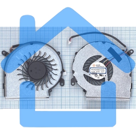 Вентилятор (кулер) для ноутбука MSI GE62VR GE72VR GP62MVR GP62VR GP72VR (GPU) 4-pin