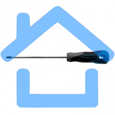 Отвертка GROSS 12142 PH1 x 150мм S2, трехкомпонентная ручка-5