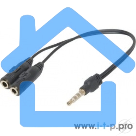 Переходник Defender Headset Jack 2*3.5jack - 3.5 4pin jack 0,15м-3