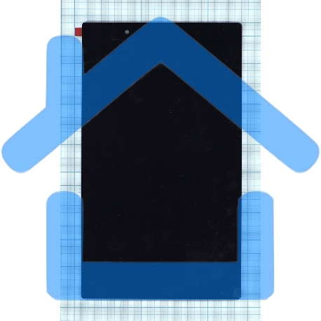 Модуль (матрица + тачскрин) для Lenovo Tab 4 8 Plus TB-8704 черный-1