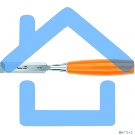 Стамеска Sparta 16 мм, плоская, пластиковая рукоятка 244175-7