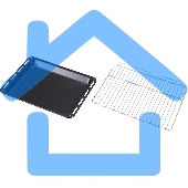 Духовой шкаф встраиваемый полноразмерный Evelux EO 620 B, 60 см, 8 режимов, 65л, черное стекло