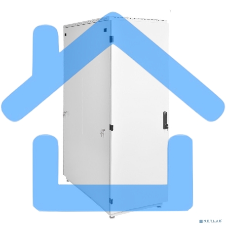 Шкаф телекоммуникационный напольный 42U (800x800) дверь металл (3 места), ШТК-М-42.8.8-3ААА-5