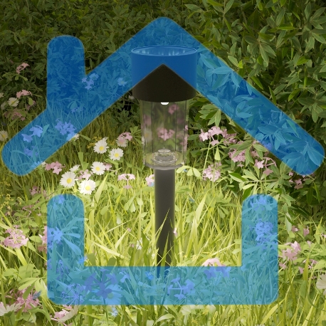 Садовый светильник на солнечной батарее (SLR-BL-31) LAMPER-1