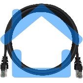Патч-корд NTSS NTSS-PC-UTP-RJ45-5e-0.3-LSZH-BL NTSS-PC-UTP-RJ45-5E-0.3-LSZH UTP RJ-45 вил.-вилка RJ-45 кат.5E 0.3м черный LSZH (уп.:1шт) 26AWG