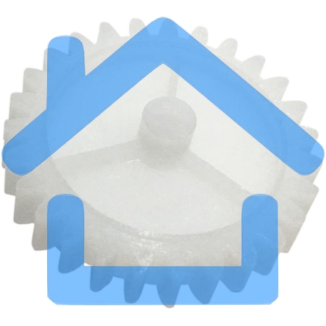 Шестерня привода CET DGP7497 (RU5-0307-000) для HP LaserJet 1320/P2015/P2055-3