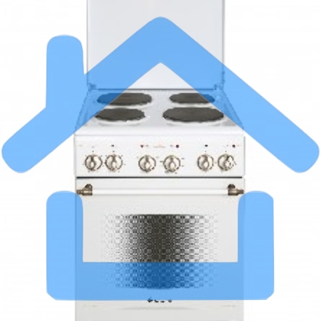 Плита электрическая Gefest ЭП Н Д 5140-01 0121 белый, конфорок 4 шт, духовка 55 л, 50 см x 85 см x 58.5 см