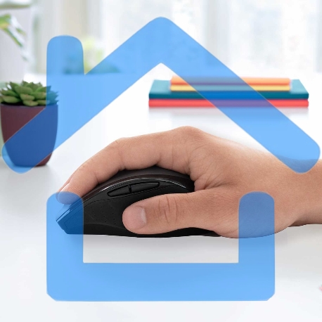 Мышь беспроводная Logitech M705 черный, 1000 dpi, радиоканал, USB, кнопки - 7-7