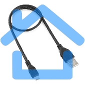 Кабель Gembird/Cablexpert CCP-mUSB2-AMBM-0.5M Кабель USB 2.0 Pro, AM/microBM 5P, 0.5м, экран, черный, пакет