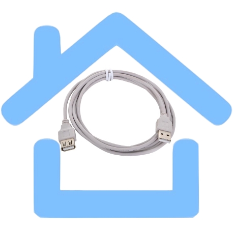 Кабель USB 2.0 Am-Af удлинитель 3м