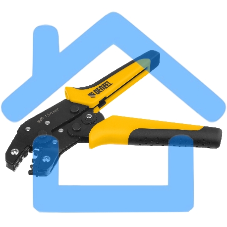 Клещи для обжима неизолированных наконечников НК и НВ, разъемов РП, 1,5 - 6 мм2 Denzel-3