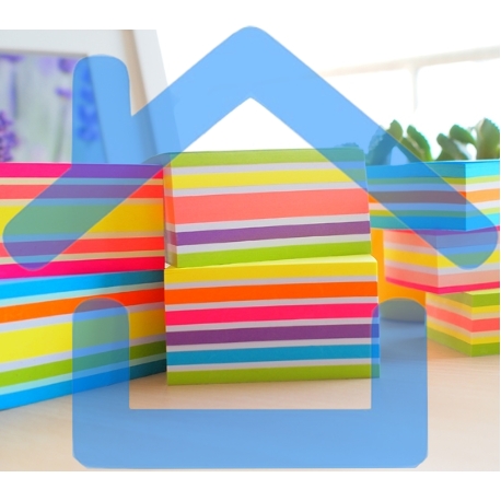 Блок самоклеящийся бумажный Stick`n 21537 76x76мм, 400 листов, 70 г/м2, неон+пастель, 5 цветов в упаковке-1