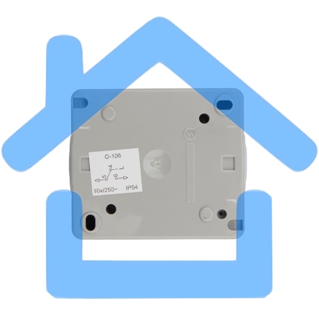 Переключатель проходной KRANZ INDUSTRIAL открытой установки, IP54 серый-3