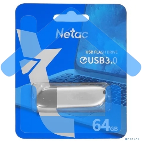 Флешка USB  Netac U352 USB 3.0 64Gb, retail version-4