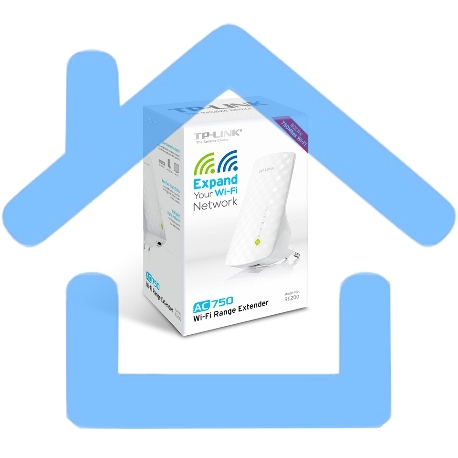 Повторитель беспроводного сигнала TP-Link SOHO RE200 10/100BASE-TX/Wi-Fi белый поставляется без кабеля RJ-45-13