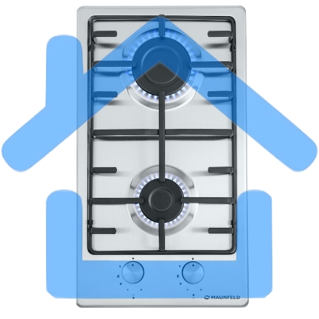 Газовая панель Maunfeld EGHS.32.3ES/G, нержавеющая сталь-13