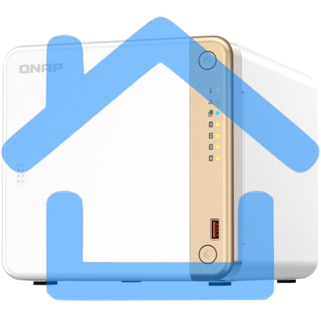 Сетевое хранилище NAS Qnap Original TS-462-4G 4-bay настольный Celeron N4505-11