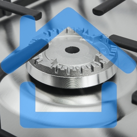 Газовая панель Maunfeld EGHS.32.3ES/G, нержавеющая сталь-20