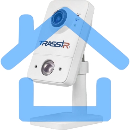 Видеокамера IP Trassir TR-D7121IR1W 2.8-2.8мм цветная