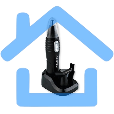 Триммерный набор Centek CT-2179 (черный/серебр) ТРИММЕР 3 В1 + BARBER-СТАЙЛЕР ДЛЯ БОРОДЫ И УСОВ